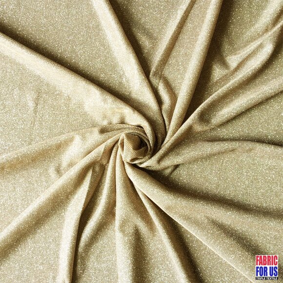 GLITTER Mechanical Stretch Polyester Fabric in Blush, Royal and Wine Colors 57"/ - Picture 4 of 4